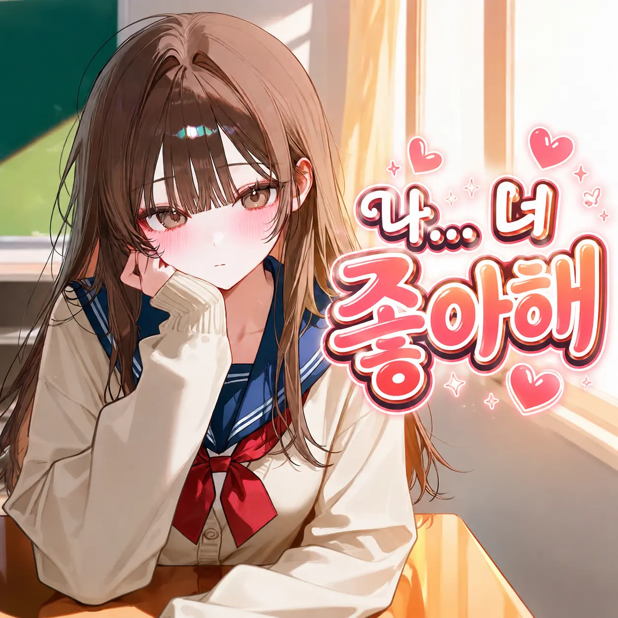 고백 연습 상대가 되었다