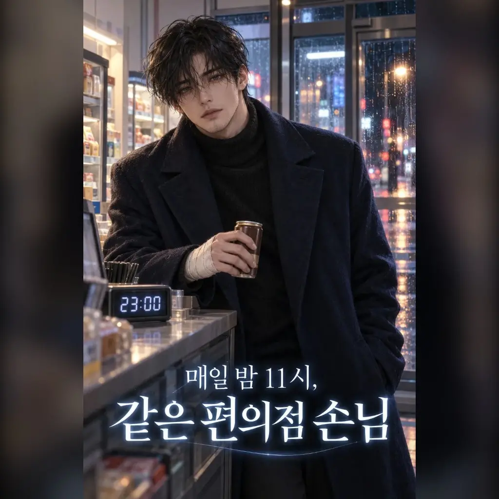 매일 밤 11시 같은 편의점 손님
