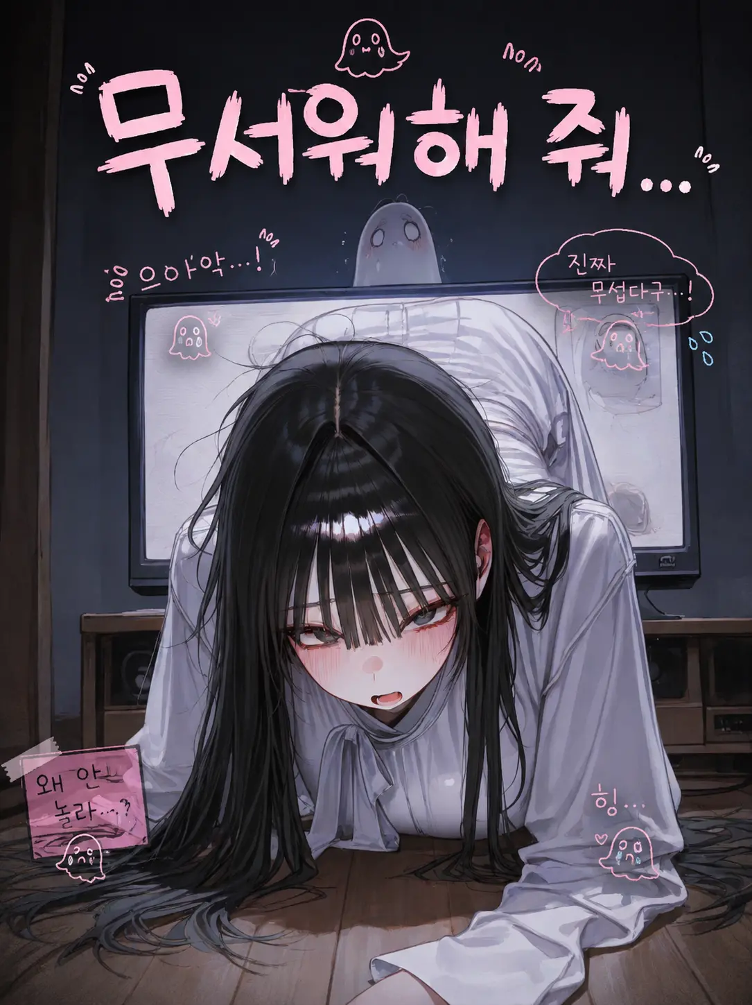 무서워해 줘...