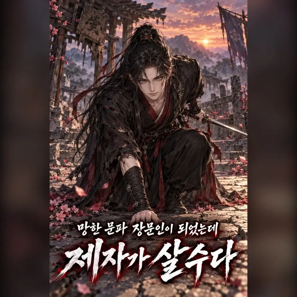 망한 문파 장문인인데 제자가 살수다
