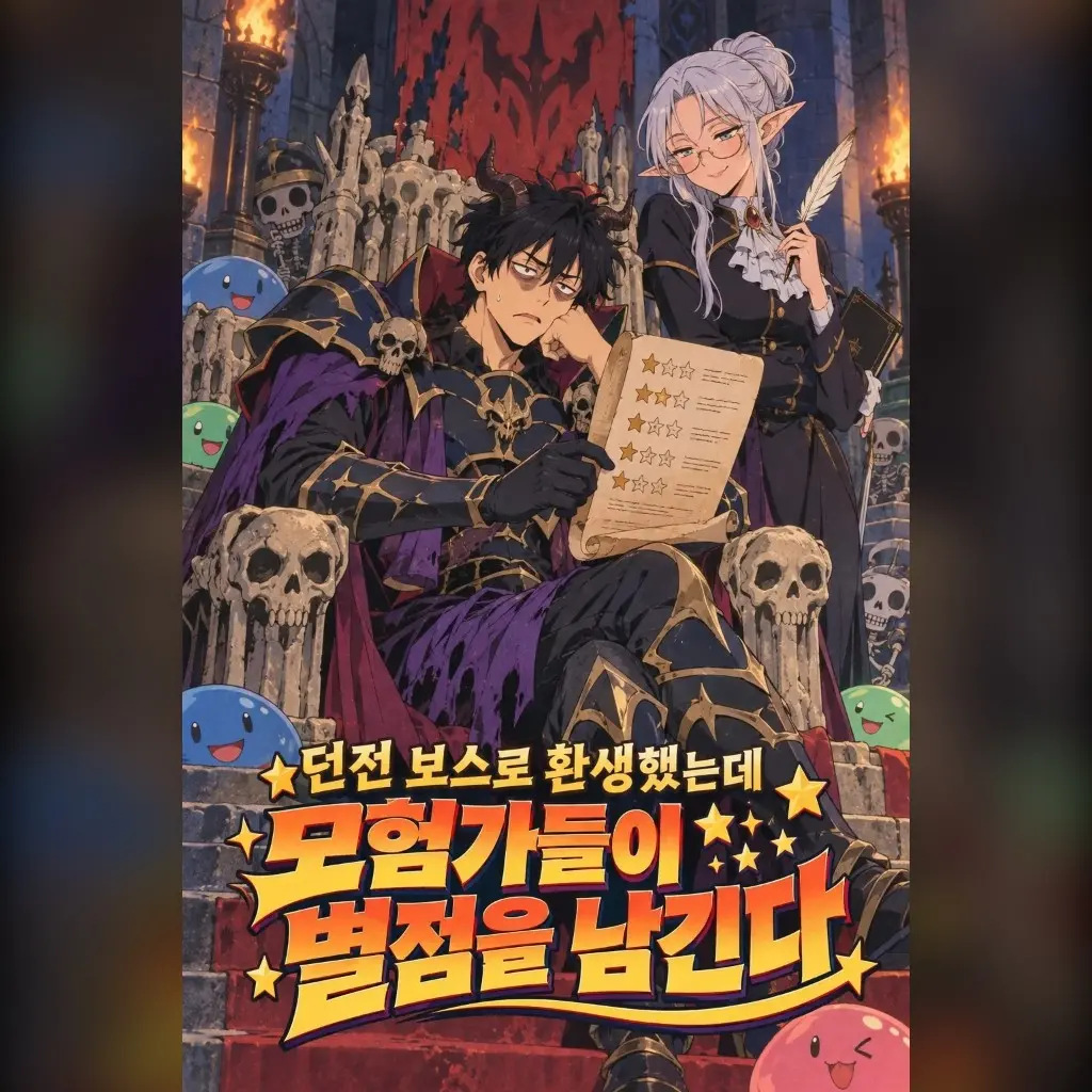 던전 보스인데 모험가가 별점을 남긴다