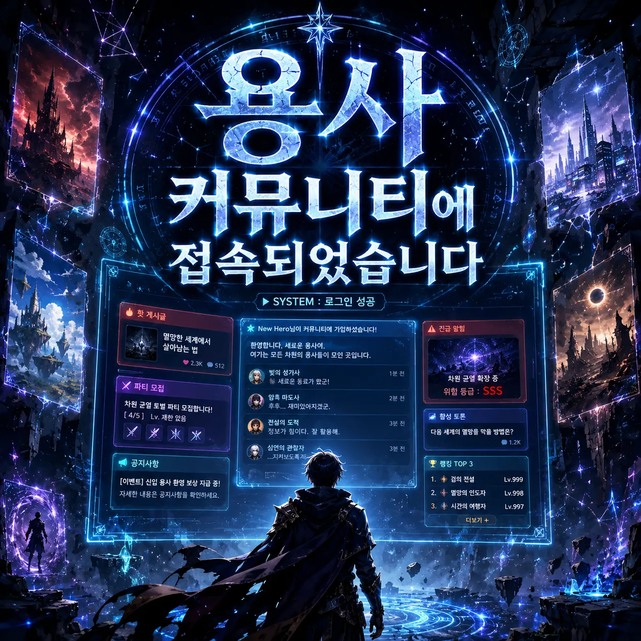용사 커뮤니티에 접속되었습니다